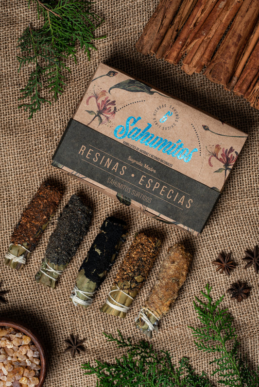 Assorted Smudge Stick Set (Resin & Spices)