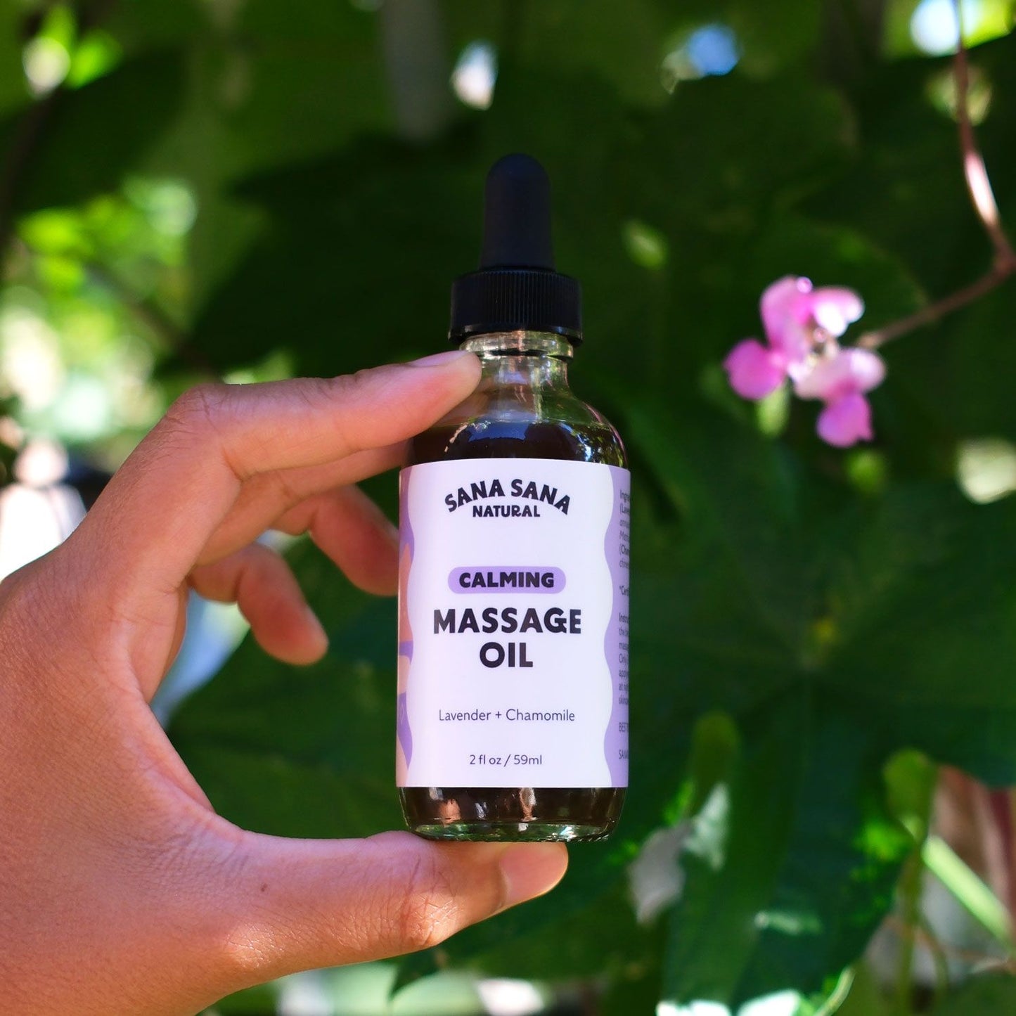 Calming Massage Oil - Chamomile & Lavender