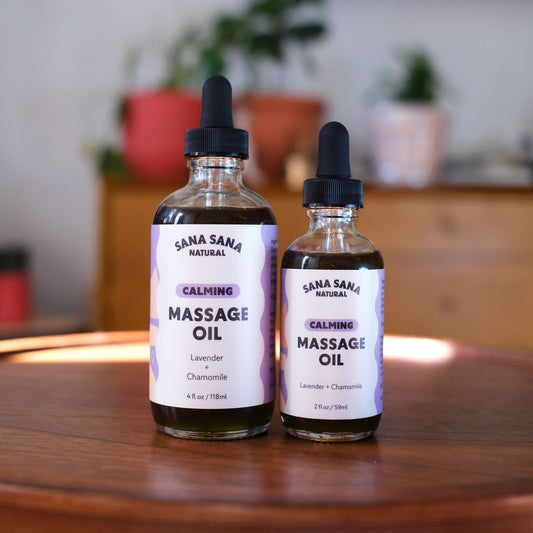 Calming Massage Oil - Chamomile & Lavender