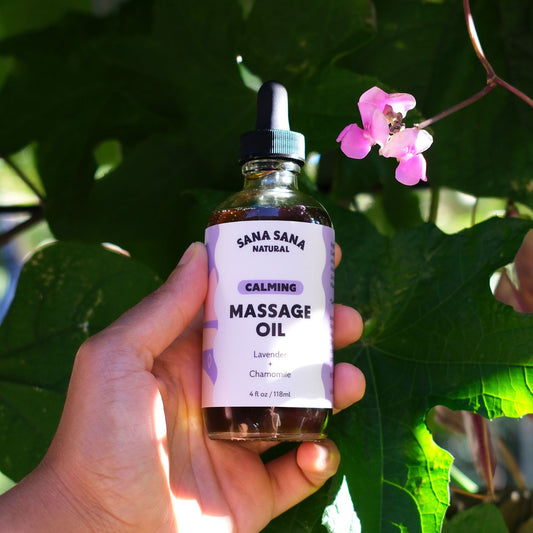 Calming Massage Oil - Chamomile & Lavender
