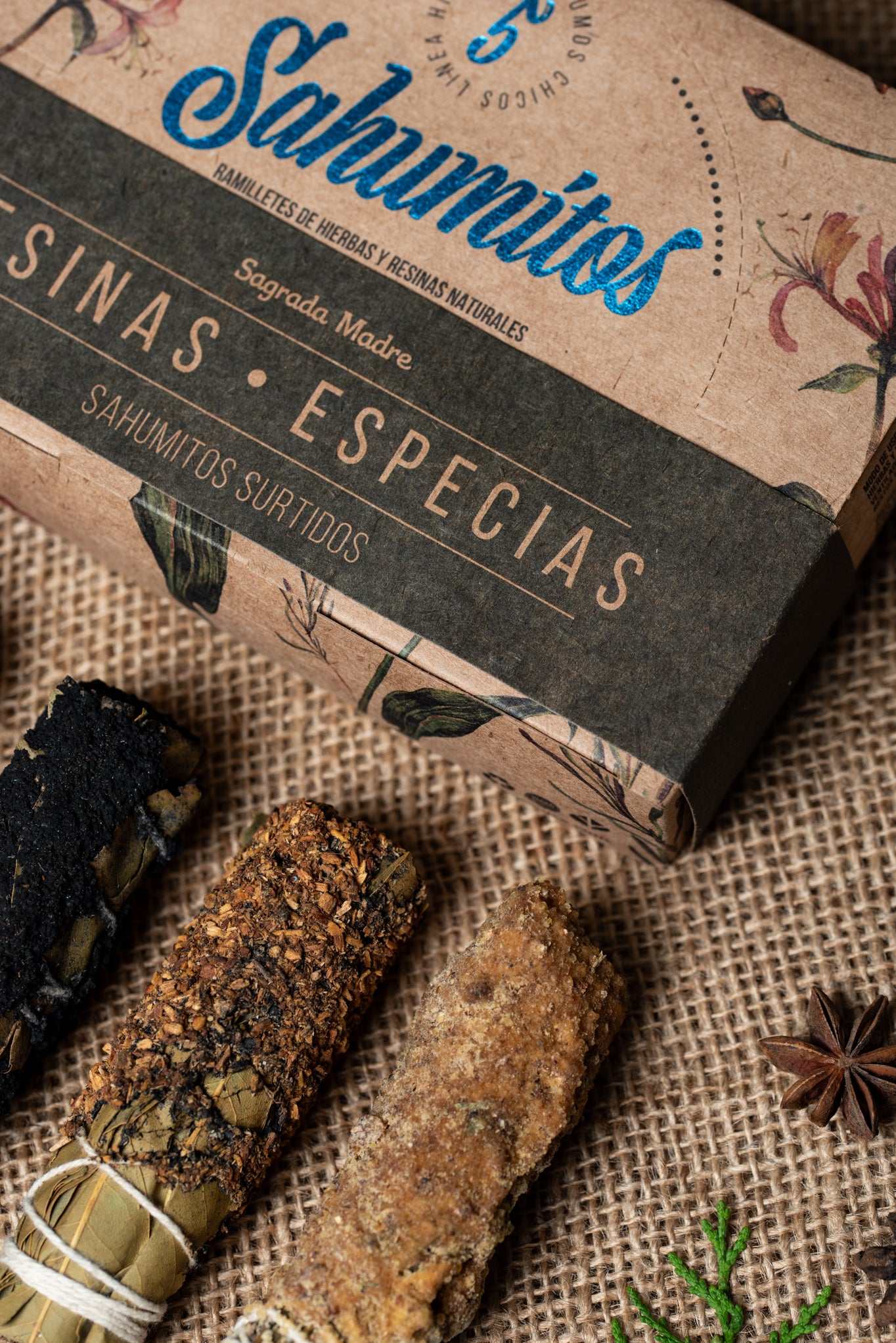 Assorted Smudge Stick Set (Resin & Spices)